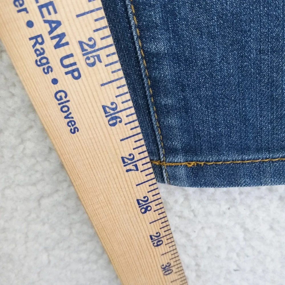 Michael Kors Womens 4P‎ Skinny Jeans Medium Wash Blue Denim Petite Mid Rise